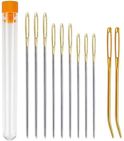 Plastique Aiguilles À Coudre,100 Pièces Aiguilles à Tresser Aiguille à Coudre En Fil Coloré Pour Débutants Pour Enfants Aiguilles à Broder En Plastique Les Projets D'aiguilles Artisanales