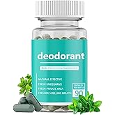 Body Deodorizing Supplement, Internal Body Deodorant Chlorophyll Capsules, Internal Deodorant Pills Odor Contro 90 Count
