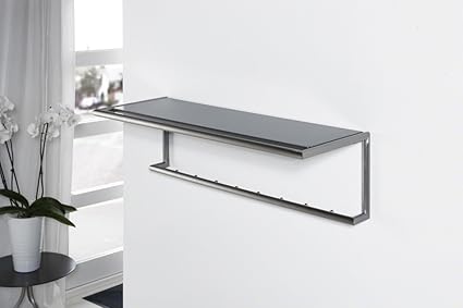 Perchero de pared con repisa | Percheros de pared, percheros de pie...