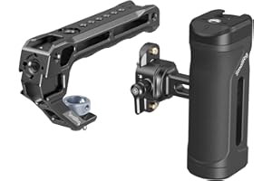 SMALLRIG Mini Side and Top Handle Kit for Camera Cage, Ergonomic Camera Handle for Left or Right Hand, 30mm/1.2in Up and Down