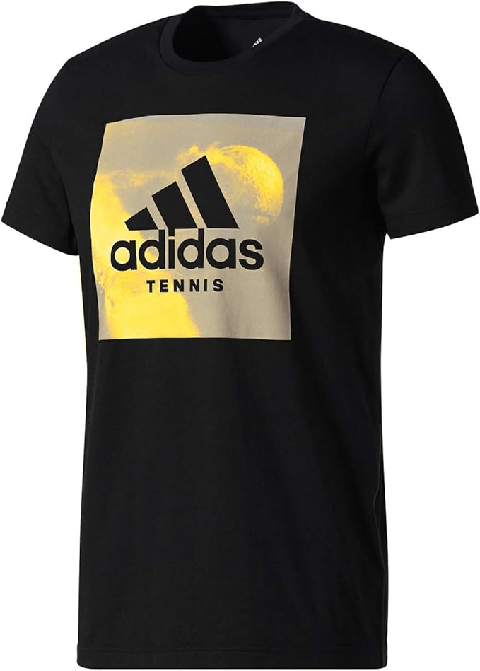 adidas Category Men's Tennis TShirt XL Black Amazon.co.uk Clothing