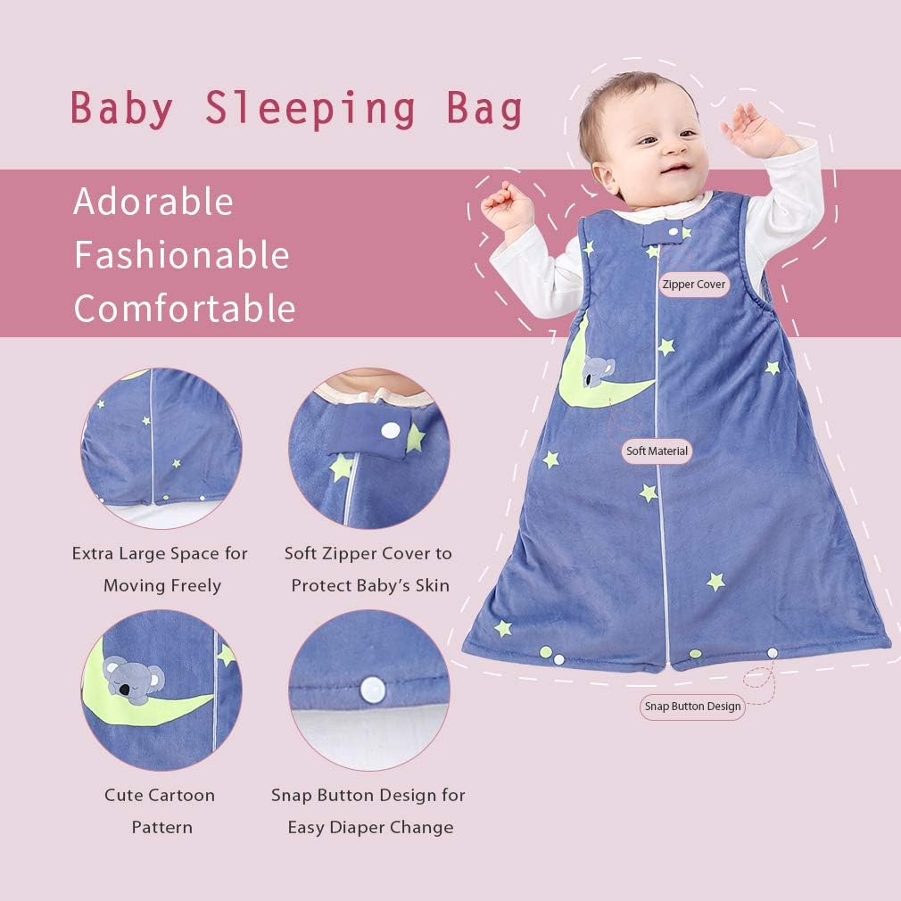 Swaddling Blankets MICHLEY Unisex Baby Sleeping Bag Sack Soft Wearable