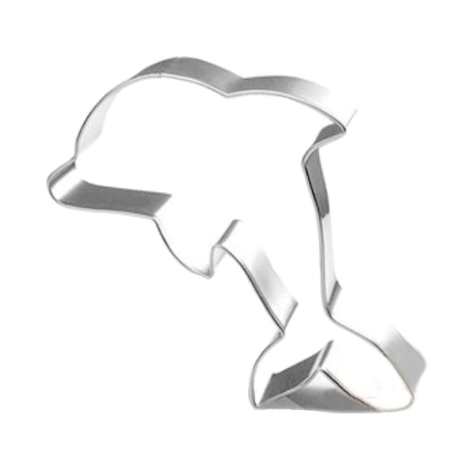 WJSYSHOP Dolphin Cookie Cutter Stainless Steel