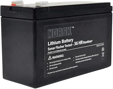 Lithium ion vexilar battery