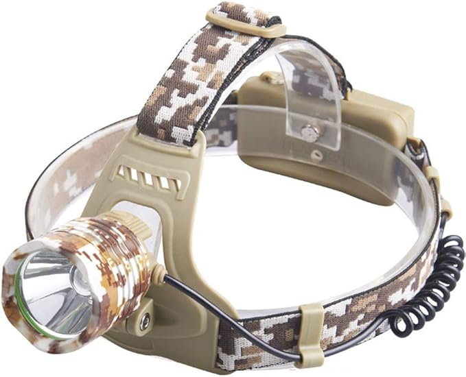 HMMDD Outdoor Headlights Camouflage Waterproof Direct Charge Warning