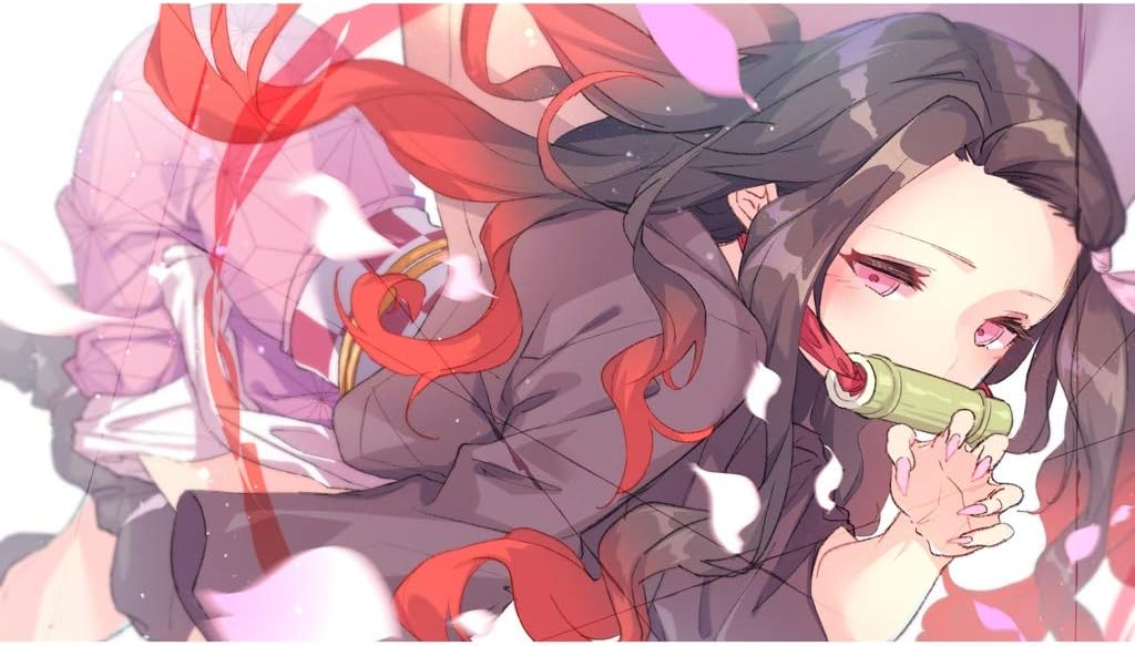 Puzzle - Demon Slayer Anime 300/500/1000/1500 Pieces Kimetsu No Yaiba for Adults Puzzles Games (Color : B, Size : 1000PC)