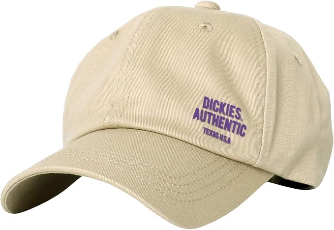 Amazon ディッキーズ キャップ メンズ 綿100 ラバーロゴ 帽子 カジュアル ベージュ Free キャップ 通販