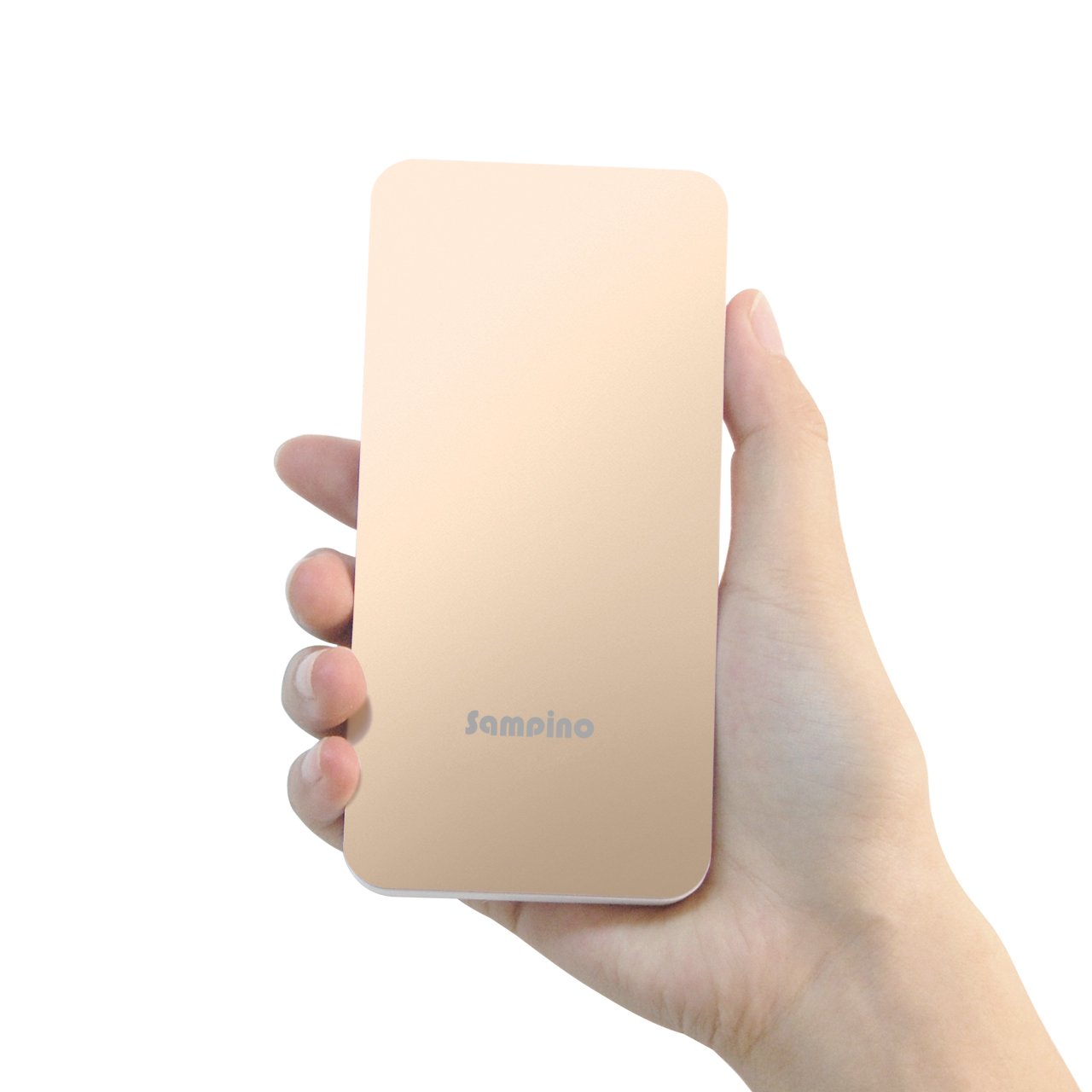 Sampino 6200 mAh Phone Charger Battery for iPhone or Android Pokeman,1.0/2.1A Output External Battery Power Bank Dual USB Ports for iPhone iPad Samsung Blackberry Microsoft HTC Portble DVD (Gold)