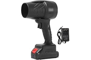 Portable Wireless Dust Blower - 21V Rechargeable Cordless Handheld Air Cleaner, Compact ABS Device | Battery Powered Electron