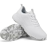 ULTIANT Women Golf Shoes Spikeless Waterproof Golf Sport Sneakers Size5-10