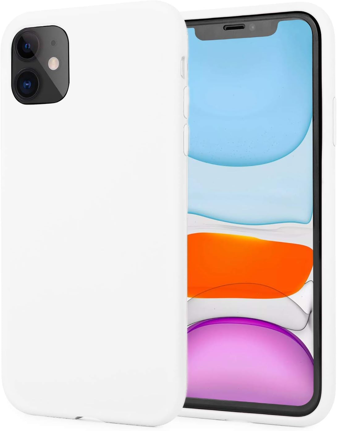 Amazon Com Aowin Iphone 11 Pro Case Silicone White Silicone Case For Iphone 11 Pro Ultra Slim Full Body Protection Phone Shell Case Cover For Apple 11 White Iphone 11 Pro