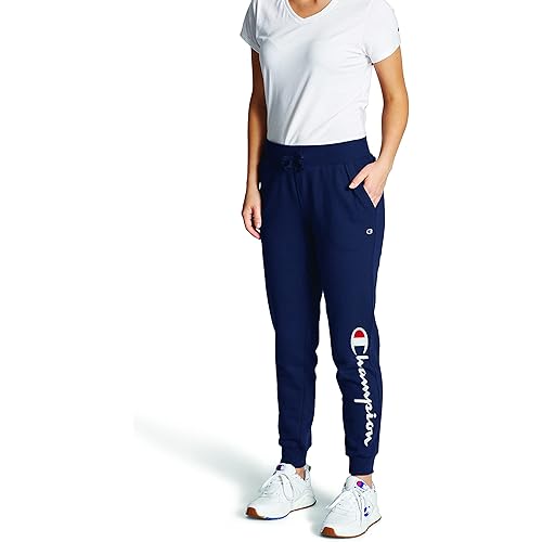 Champion Women's Powerblend Joggers, Script Logo