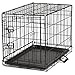 Proselect Easy Dog Crates for Dogs and Pets - Black; Extra Large