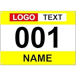 Muka 50 PCS Customized Running Bibs Race Competitor