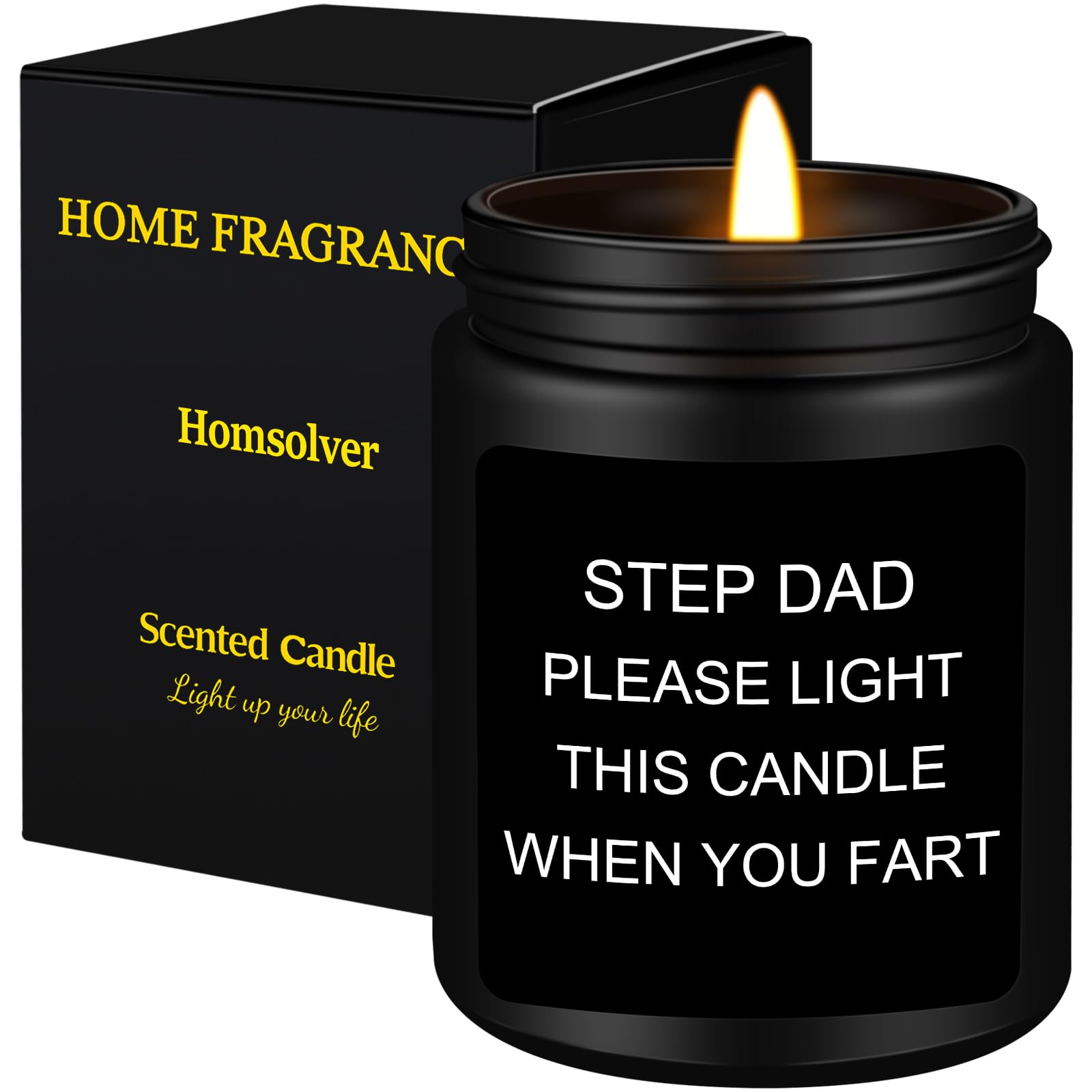 Homsolver Gifts for Step Dad, Fathers Day Birthday Christmas Bonus Dad Gift from Stepdaughter Stepson - Funny Best Stepfather Presents