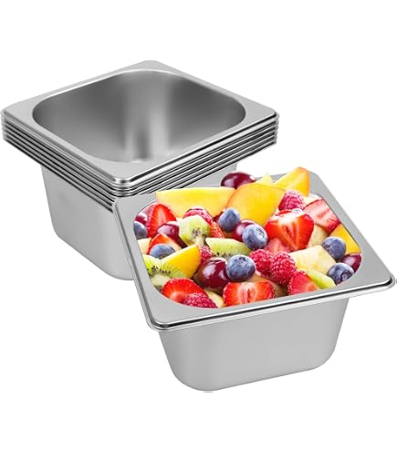 HUBERT Commercial Stainless Steel Steam Table Pan Cover - Full Size Hinged Dome For Hotel Pans