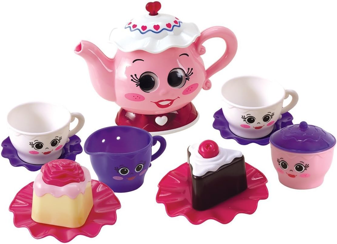 chad valley pink tea party set