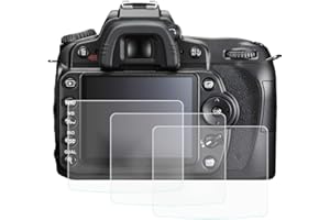 PreNexusFRYC Screen Protector for Nikon D90 D7000 D700 Camera, Ultra-Clear Anti-Scratch Bubble-Free Tempered Glass Cover for 