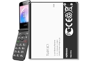 TGXJI Replacement Battery for TLi013C1,【2025 New Upgraded】 1350mAh Capacity Battery Compatible with One Touch Go Flip V 4051S