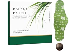 Japanese Herbal Balance Patch, Mugwort Belly Patch for Waist & Abdomen, Plant-Based Ingredients, Comfortable Adhesive Design,