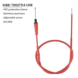 nibbi Throttle Cable,46" Go Kart Throttle