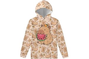 WELLFLYHOM Hoodies for Boys Girls Youth Kids Hooded Pullover Long Sleeve Sweatshirts