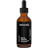 BAHAWAT Beard Oil -Premium Beard Oil Conditioner & Softener - Tobacco Oud scent- Eliminates Beard Itch, Promote a Healthy, Full Beard, Natural Ingredients, 2 ounce.