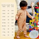 Bramble & Bear 2-Pack Toddler Sleepsuits Organic Cotton Full Zip Footless view 5