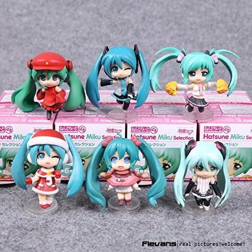 Hatsune Miku Selection Character Vocal Series (7cm 6pcs/set) PVC Action Figures Toys