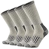 ONKE Men’s Merino Wool Moisture Wicking Outdoor Hiking Cushion Crew Socks