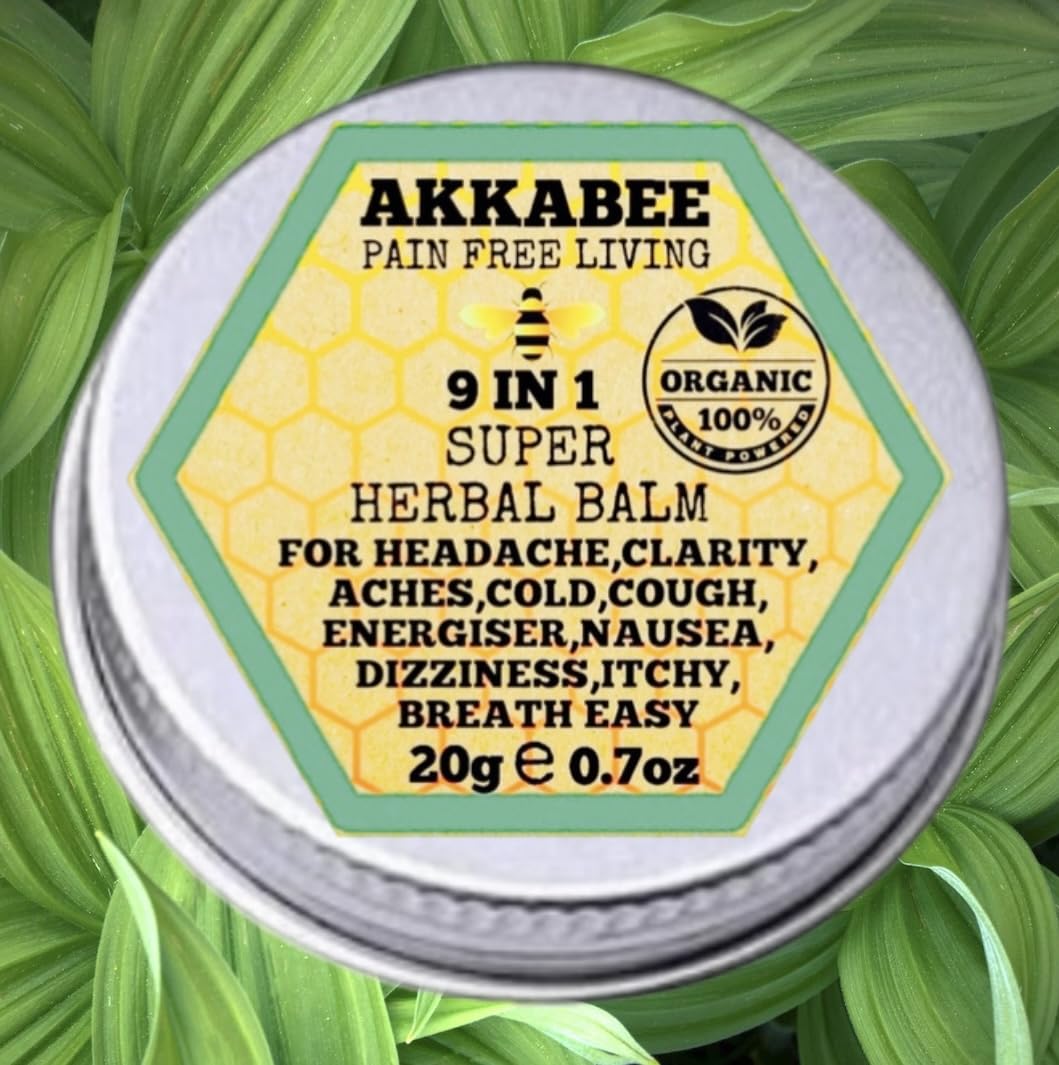 9 in 1 Super Herbal Balm – Multiple Balm for Temples, Body Tension, Aromatic Clarity, Seasonal Freshness & Skin Comfort – Ideal for Travel, Work & Daily Wellness Rituals -NON greasy