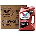 Valvoline High Mileage with MaxLife Technology SAE 10W-30 Synthetic Blend Motor Oil 5 QT, Case of 3 (Packaging May Vary)