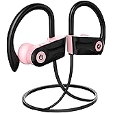 Otium Bluetooth Headphones Wireless Earbuds Headsets Wireless Earbuds Bluetooth Earphones IPX7 Waterproof 15 Hours Playtime Running Sports Workout