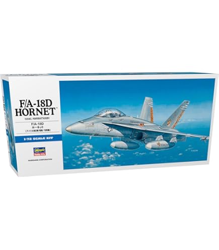 Amazon.com: Hasegawa 1/72 F/A-18E Super Hornet (Single Seat