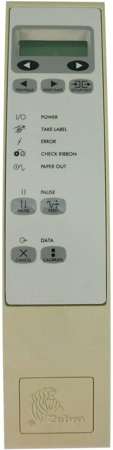 zebra 105sl calibration
