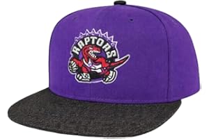 Mitchell & Ness Youth NBA Toronto Raptors 2.0 Two-Tone Snapback Hat - Purple/Charcoal Grey