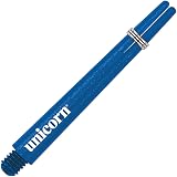 Unicorn Dart Shafts Gripper 3 Durable Nylon Blue 3 Stems Short 34.4 mm view 2