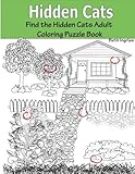 Hidden Cats: Find the Hidden Cats Adult Coloring Puzzle Book by 