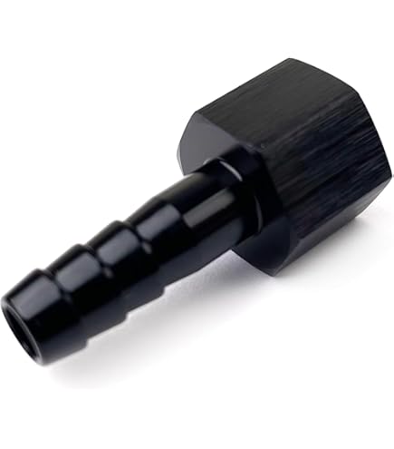 Aazon.co: YSIL 6AN Feale To 3/8" Hose ID Barb 90 Degree Swivel