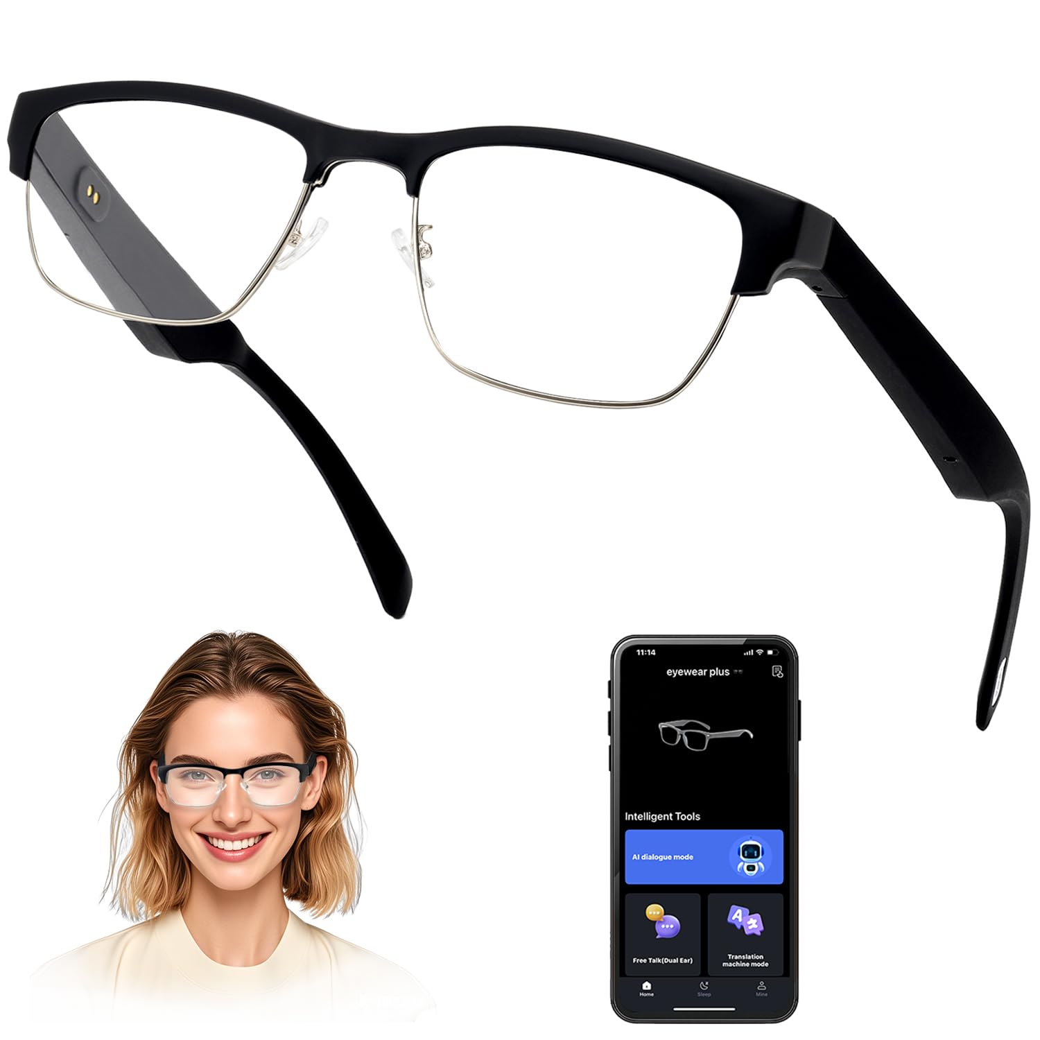Ai Translation Smart Glasses with
