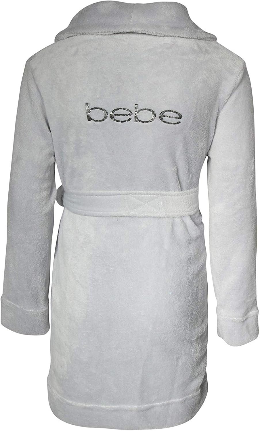 bebe Girls Ultra Soft Plush Robe with Pockets: Clothing