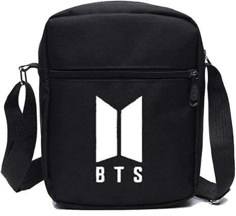 Amazon Co Jp Saitrewed Bts Kpop 韓流 防弾少年団 ファッション バックショルダーバッグ メンズ 斜めがけ バック カバン キャンバス 応援グッズ 多機能ポーチ 収納ポーチ 大容量 軽い 携帯便利 斜め掛け 収納ケース 女の子バッグ かわいい 人気 お祝い プレゼント Bk2