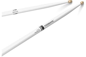 Promark American Hickory Rebound 5A Drumsticks, Acorn Tip, White - Single Pair