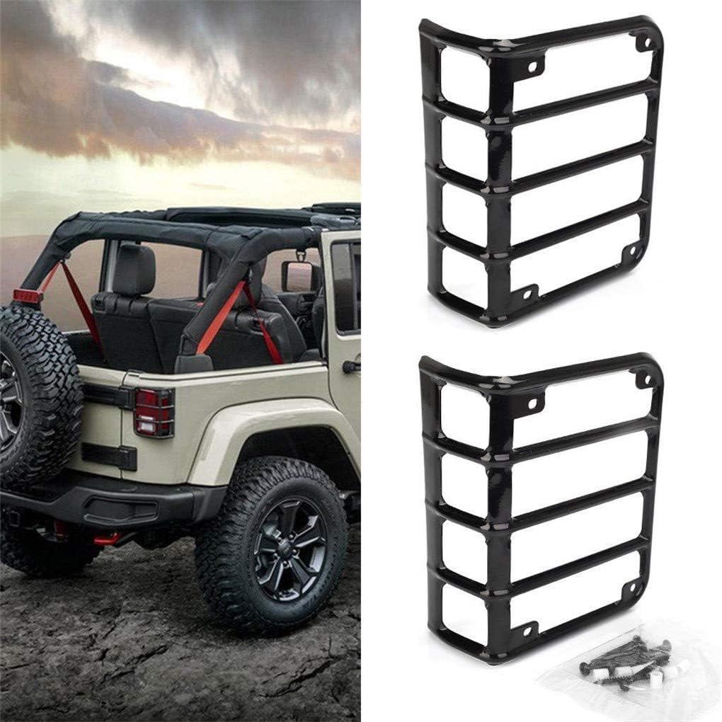 2pack Tail Light Cover Trim Matte Rear Side Rugged Off Lamp Guards Protector