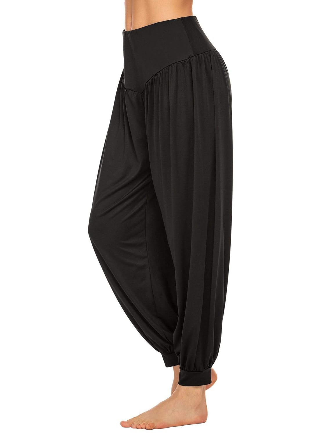 Ekouaer Women's Harem Pants Loose Beach Pilates Harem Hippie Yoga Pants