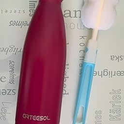 Arteesol Botella de Agua, Botella de vacío de Acero Inoxidable de ...