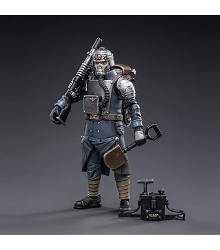 JOYTOY Warhammer 40K - Escadron Vétéran Astra Militarum Death Korps Of Krieg - Figurine 1:18