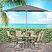 Best Choice Products 9ft Outdoor Aluminum Polyester Market Patio Umbrella w/Crank Tilt Adjustment - Gray