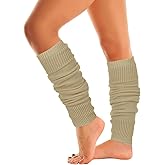 Mysocks Leg Warmers Extra Soft Stylish Fancy Winter 80s Party Dance Neon Long Legwarmers for Women Girls Ladies