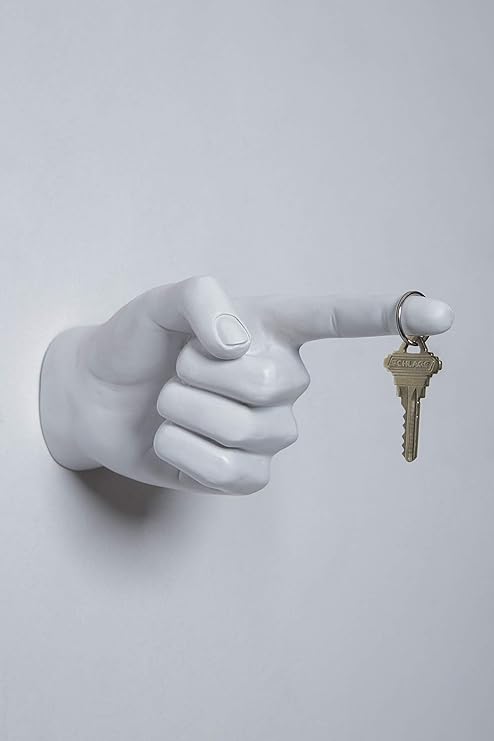 Amazon Com Interior Illusions One Finger Pointing Hand Wall Hook Home Kitchen Amazon Com Interior Illusions One Finger Pointing Hand Wall Hook Home Kitchen